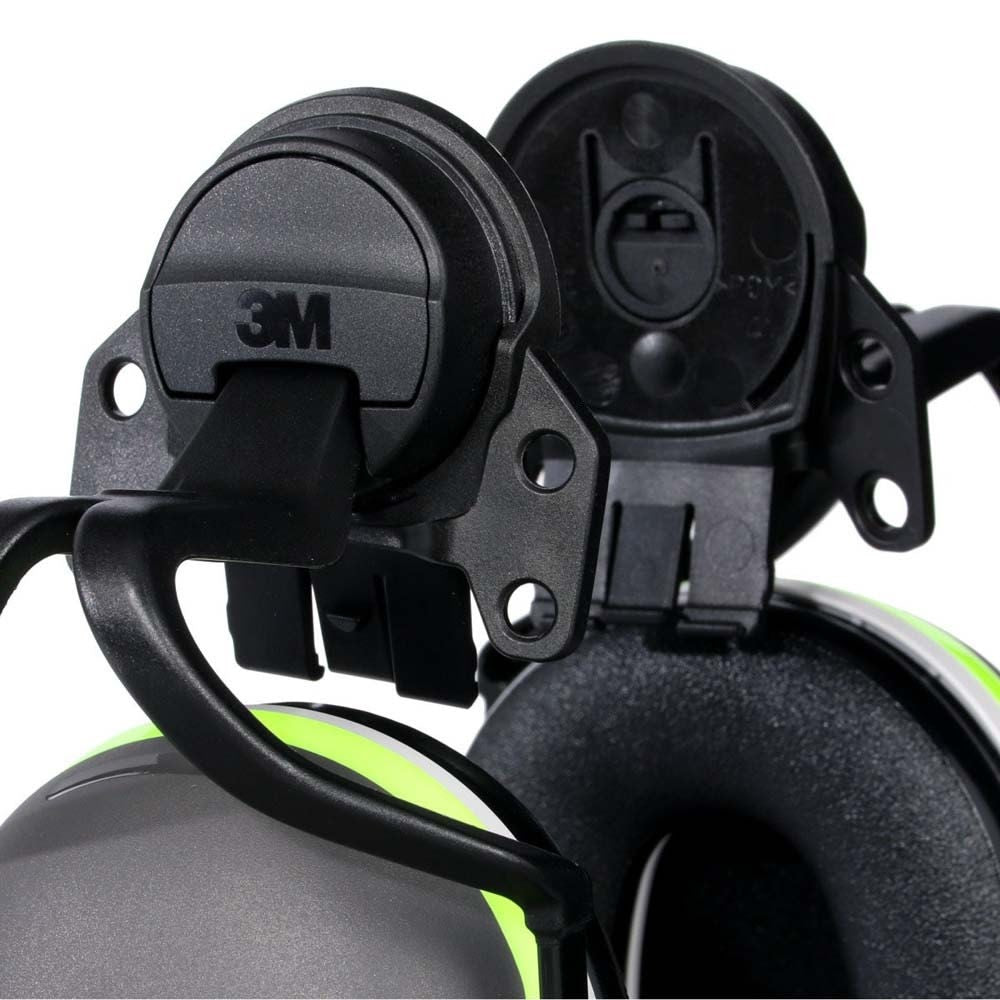 3M X4P51E Peltor Full Brim Helmet Attached Earmuffs, Electrically Insulated, NRR 26 dB (7100315224) - 3