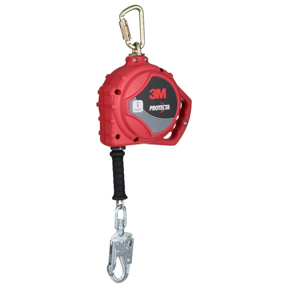 3M 3590036 Protecta Self-Retracting Lifeline , Galvanized Cable, Steel Swivel Snap Hook, 33 ft., Class 1, ANSI (7100318436)