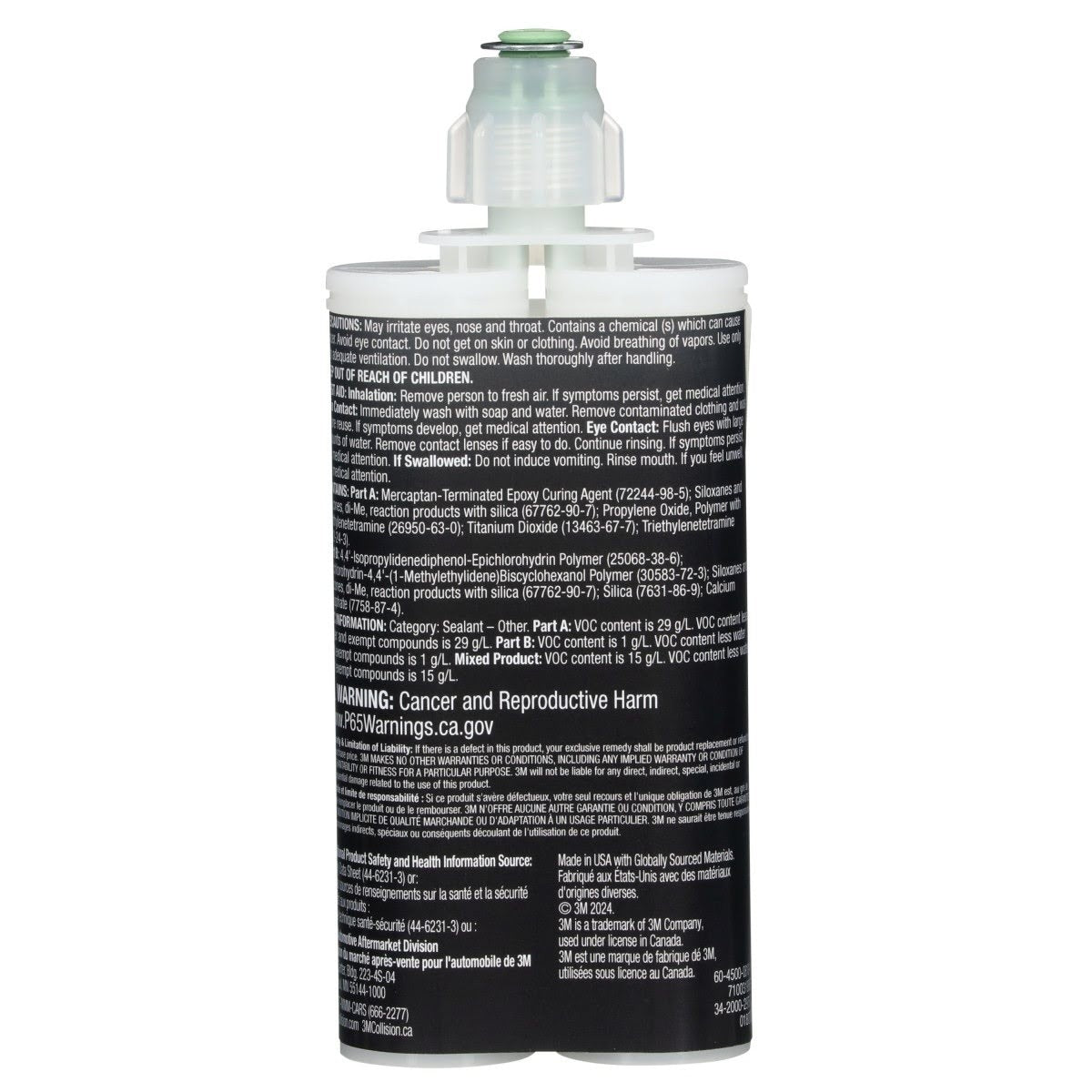 3M OEM Match Epoxy Seam Sealer, Gray, 200 ml Cartridge (08526) (7100319365) (6 Pack) - 4