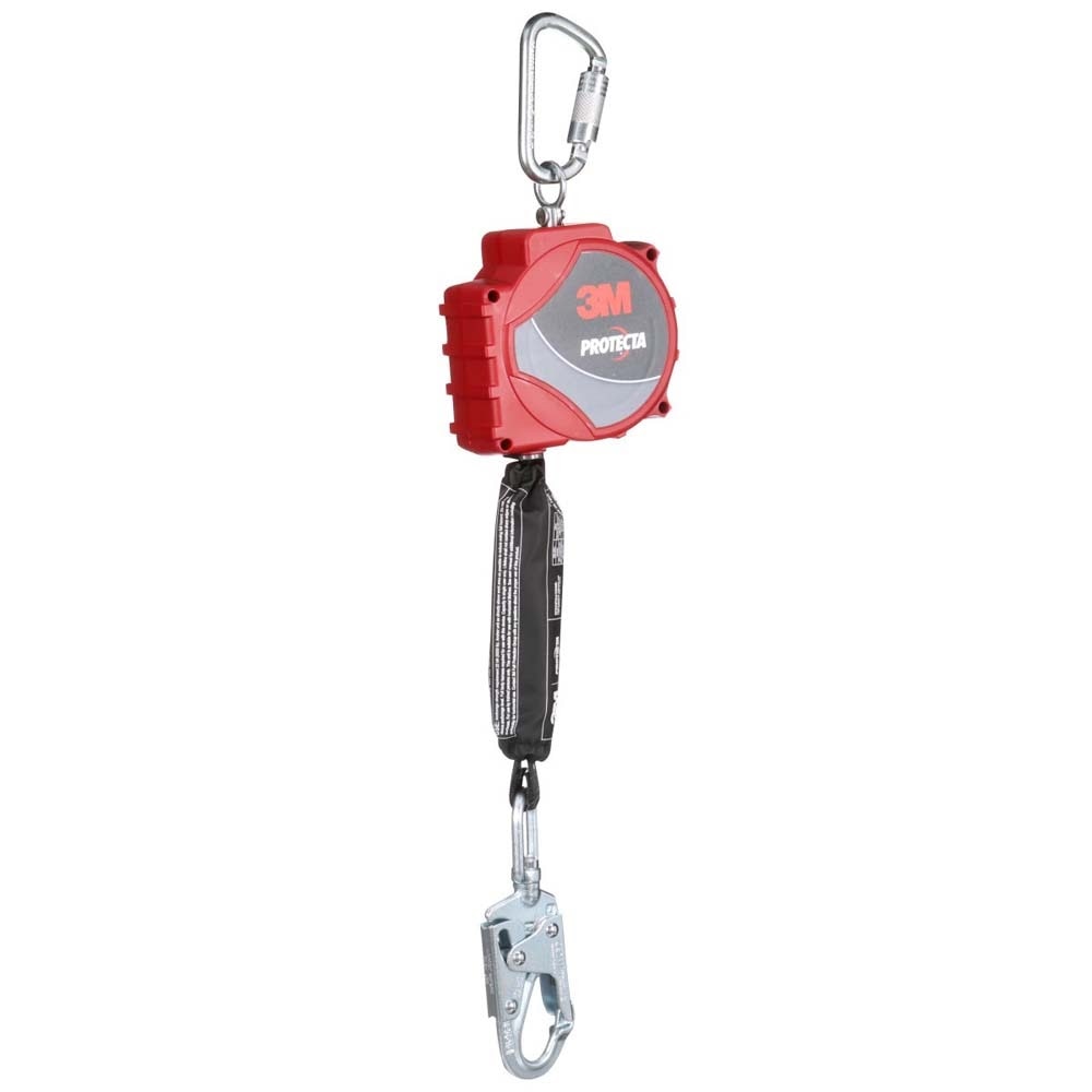 3M 3100516 Protecta Self-Retracting Lifeline with Carabiner , Web, Steel Swivel Snap Hook, 20 ft. (7100319948) - 2
