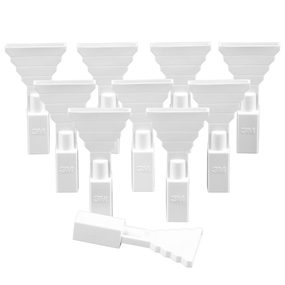 3M 33998 Wide Stream 2K Tip for Seam Sealer, White, 2-27/32 in (7100320988) (50 Pack) - 2