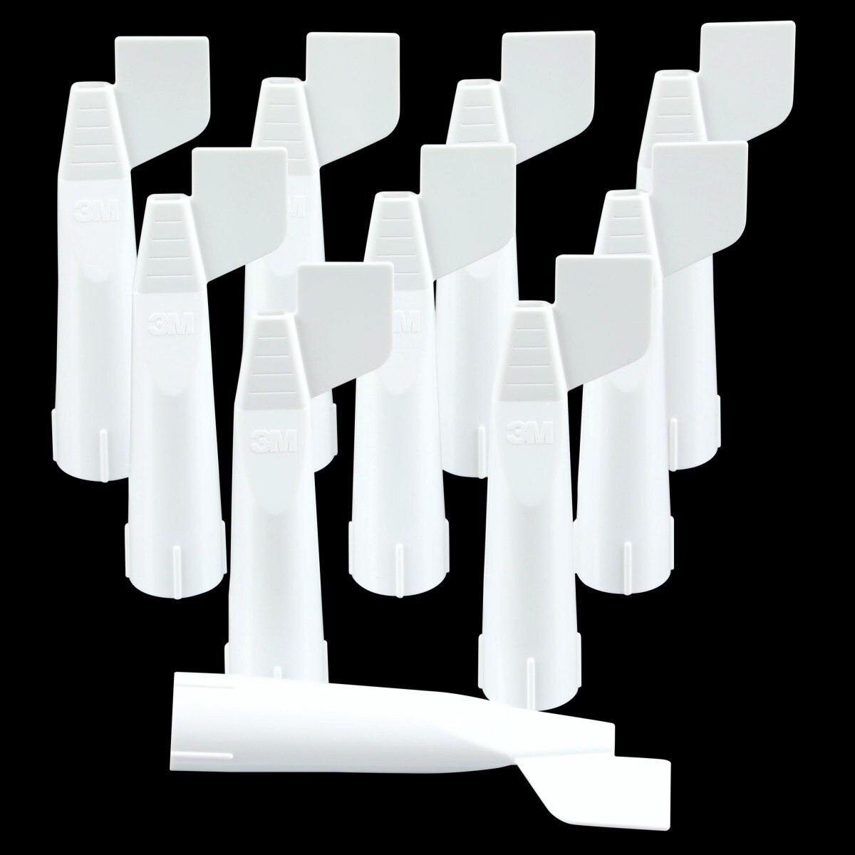 3M 33992 OEM Match Wing Nozzle Tip, 1K, White, Threaded Plastic, for Seam Sealer OEM Replication (7100321273) (50 Pack) - 5