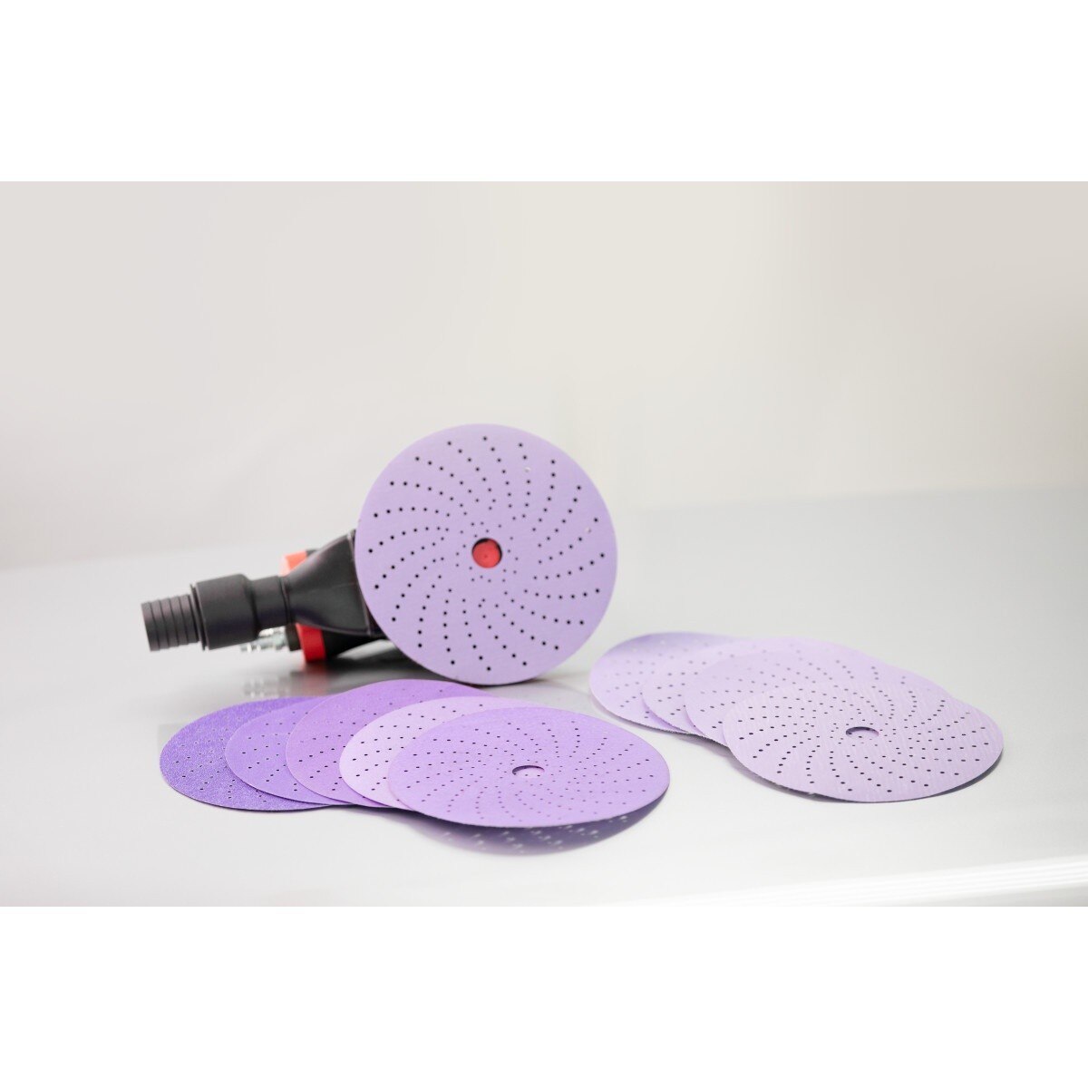 3M 737U 31465 Cubitron II Hookit Clean Sanding Abrasive Disc, Precision Shaped Ceramic, 500 Plus Grit, Purple, 3 in (7100330585) (200 Pack) - 5