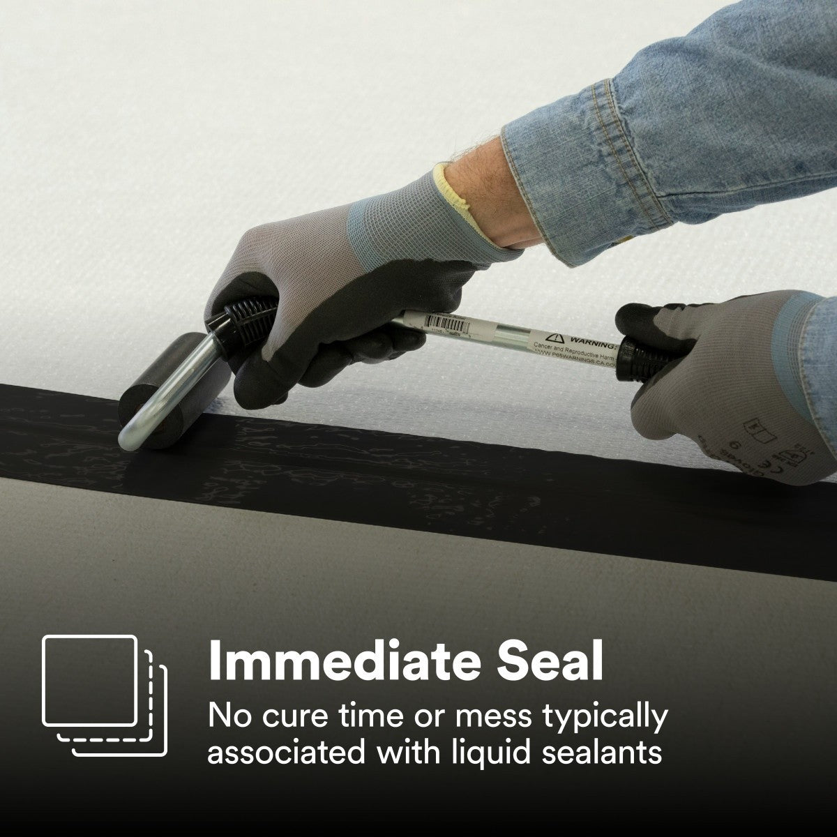 3M 4411B+ Extreme Sealing Tape, Black, 3 in x 36 yd (7100361632) (3 Pack) - 9