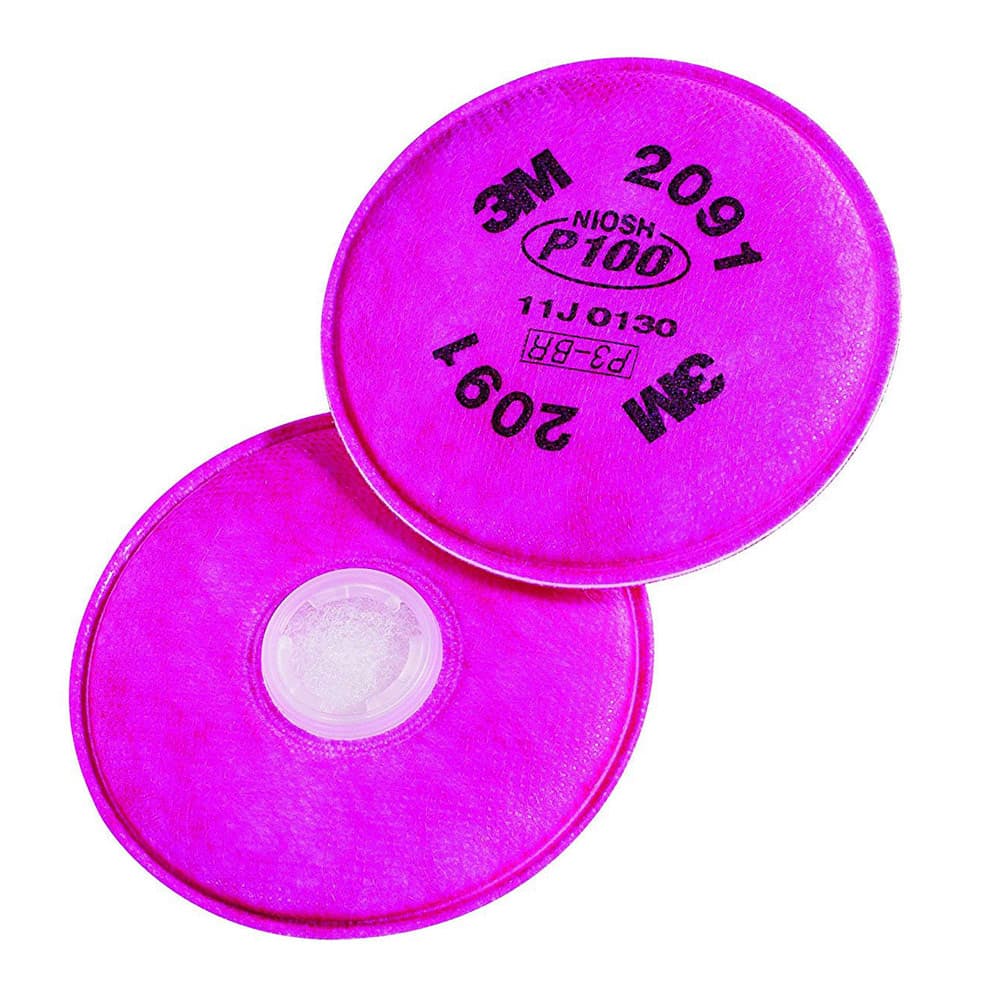 3M 76582 2091 P100 Particulate Filters, 1 Pair