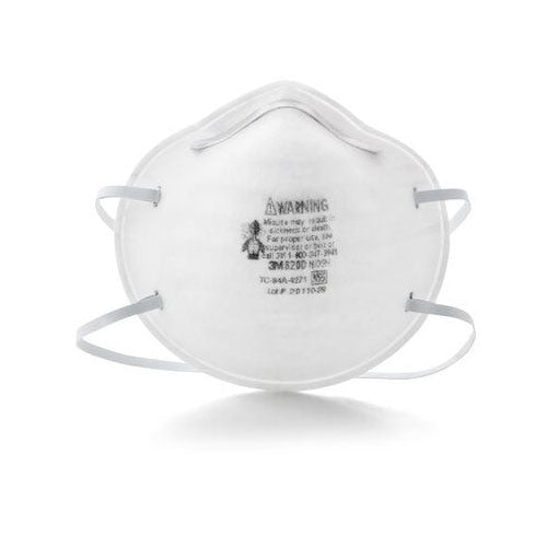 3M 7023 8200 Particulate Respirator N95 Cup Style Disposable White (7000052787) (20 Pack)