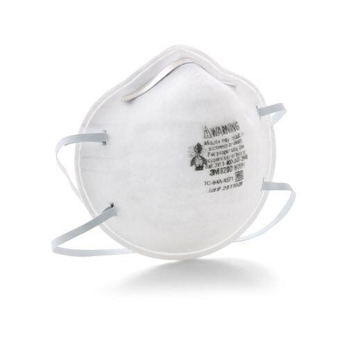 3M 7023 8200 Particulate Respirator N95 Cup Style Disposable White (7000052787) (20 Pack) - 2