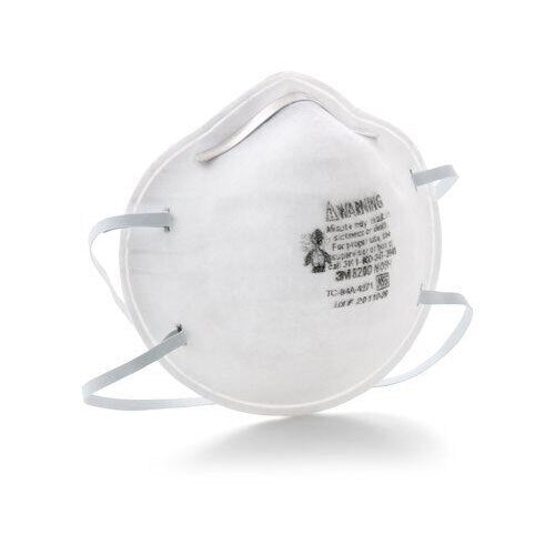 3M 7023 8200 Particulate Respirator N95 Cup Style Disposable White (7000052787) (20 Pack) - 2