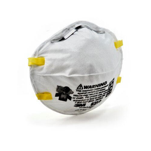 3M 46457 8210 Particulate Respirator N95 Cup Style Disposable, Standard Size (7100132742) (20 Pack) - 3