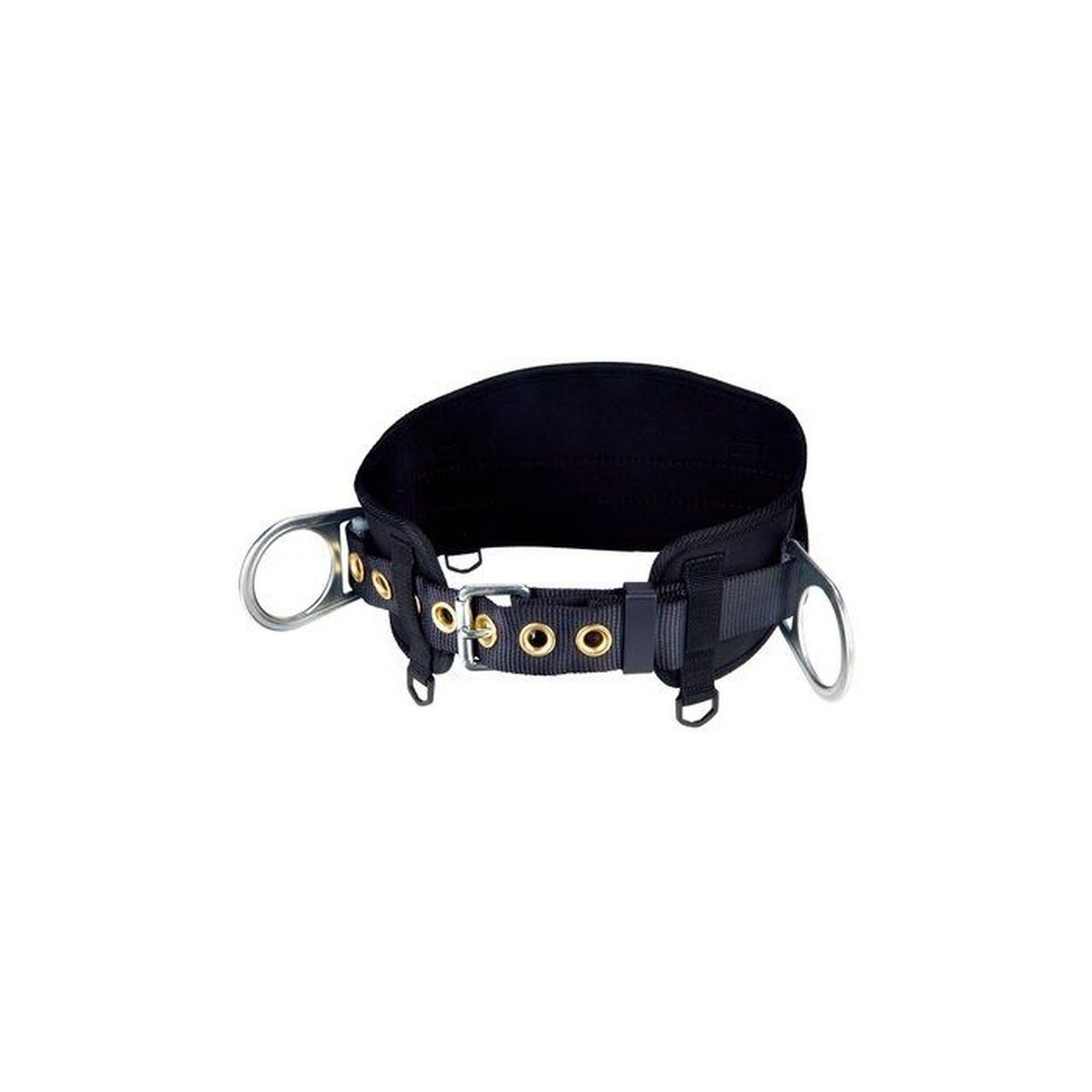 3M DBI Sala 1091014 PROTECTA PRO Tongue Buckle Body Belt with Back D-Ring and Miners Straps, Medium/Large