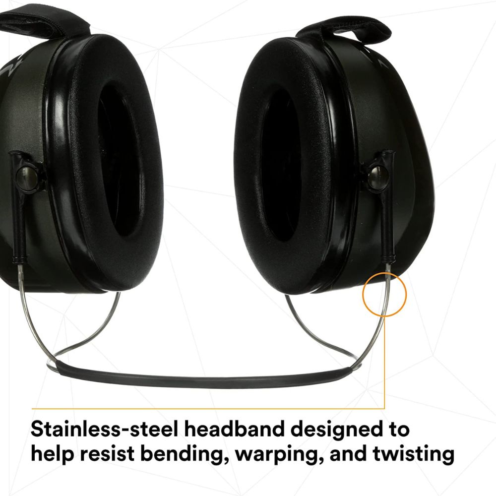 3M H7B PELTOR Optime 101 Behind-the-Head Earmuffs, 26 dB NRR (7000002329) - 4