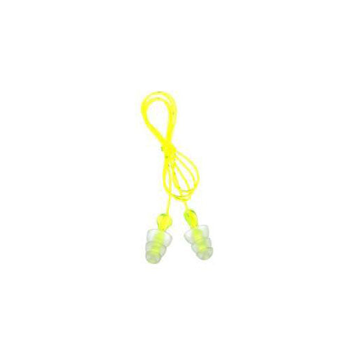 3M P3000 Tri-Flange Earplugs, NRR 26dB, Corded, Resusable - 2