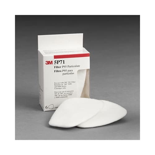 3M 5P71 Particulate Filter, P95, Bayonet, for 6000 Series Cartridges (7000002054) (10 Pack)