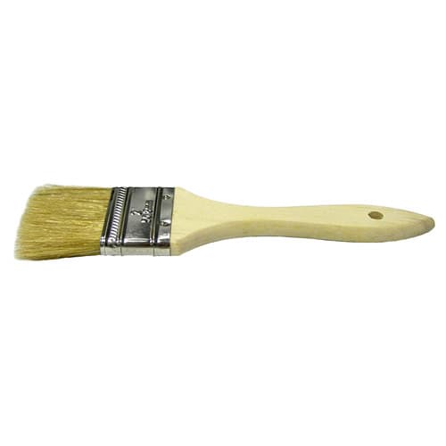 Weiler 40181 2"  Vortec Pro Chip & Oil Brush, White Bristle, 1-3/4" B.L., Wood Handle (1 Piece) - 2