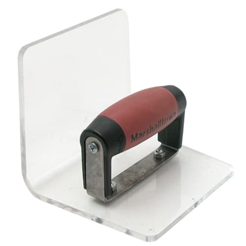 MarshallTown 4265D 14265 - 5 5/8 X 5 X 5 Acrylic Cove Tool; 1/2R DuraSoft Hdl