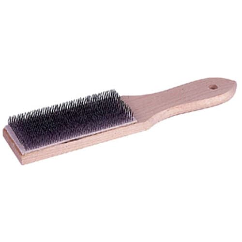 Weiler 44260 File Card Brush, .012 Steel Fill, Packs of 12