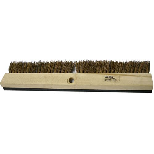 Weiler 44885 18" Driveway Coater with Squeegee, Palmyra Fill w/ 48" Wood Threaded Handle