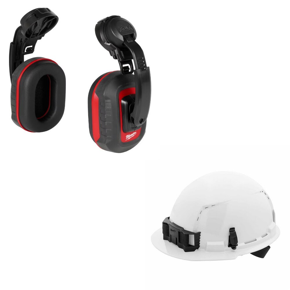 Milwaukee 48-73-3250 BOLT Earmuffs Kit W/ FREE Vented Hard Hat