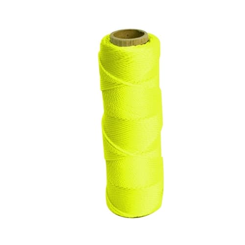 MarshallTown 632 16582 - Braided Nylon Mason's Line 250' Fl. Yellow, Size 18 6" Core