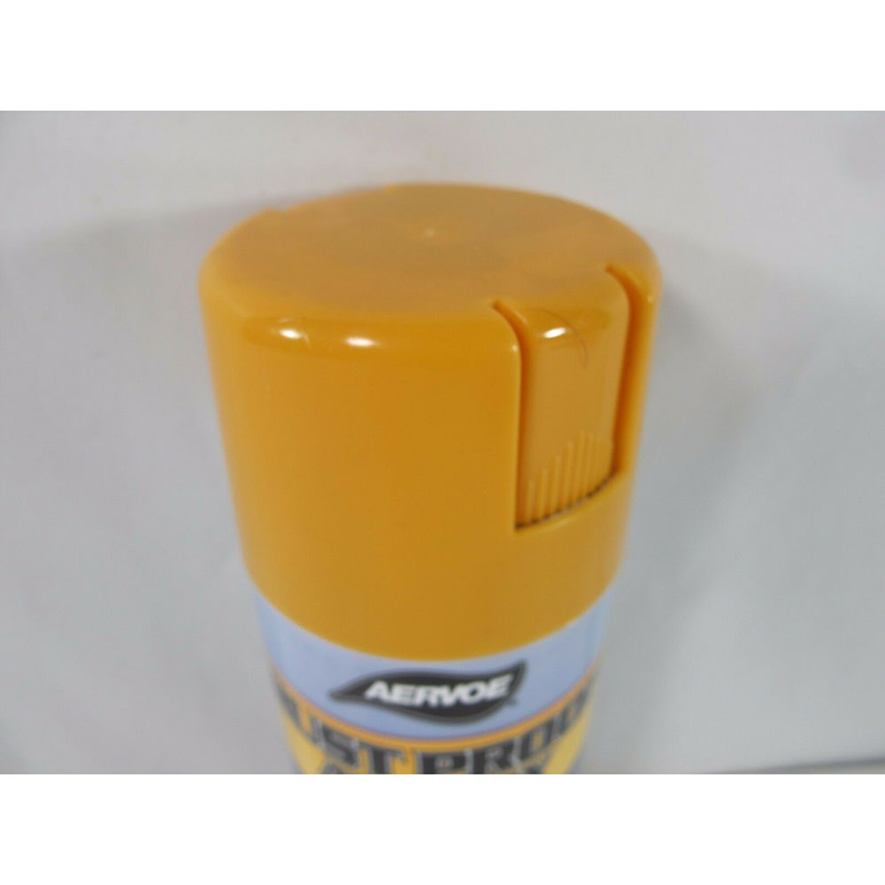 Aervoe 168 Cat. Yellow (New) Rust Proof Enamel Any-Way Spray Paint - 2