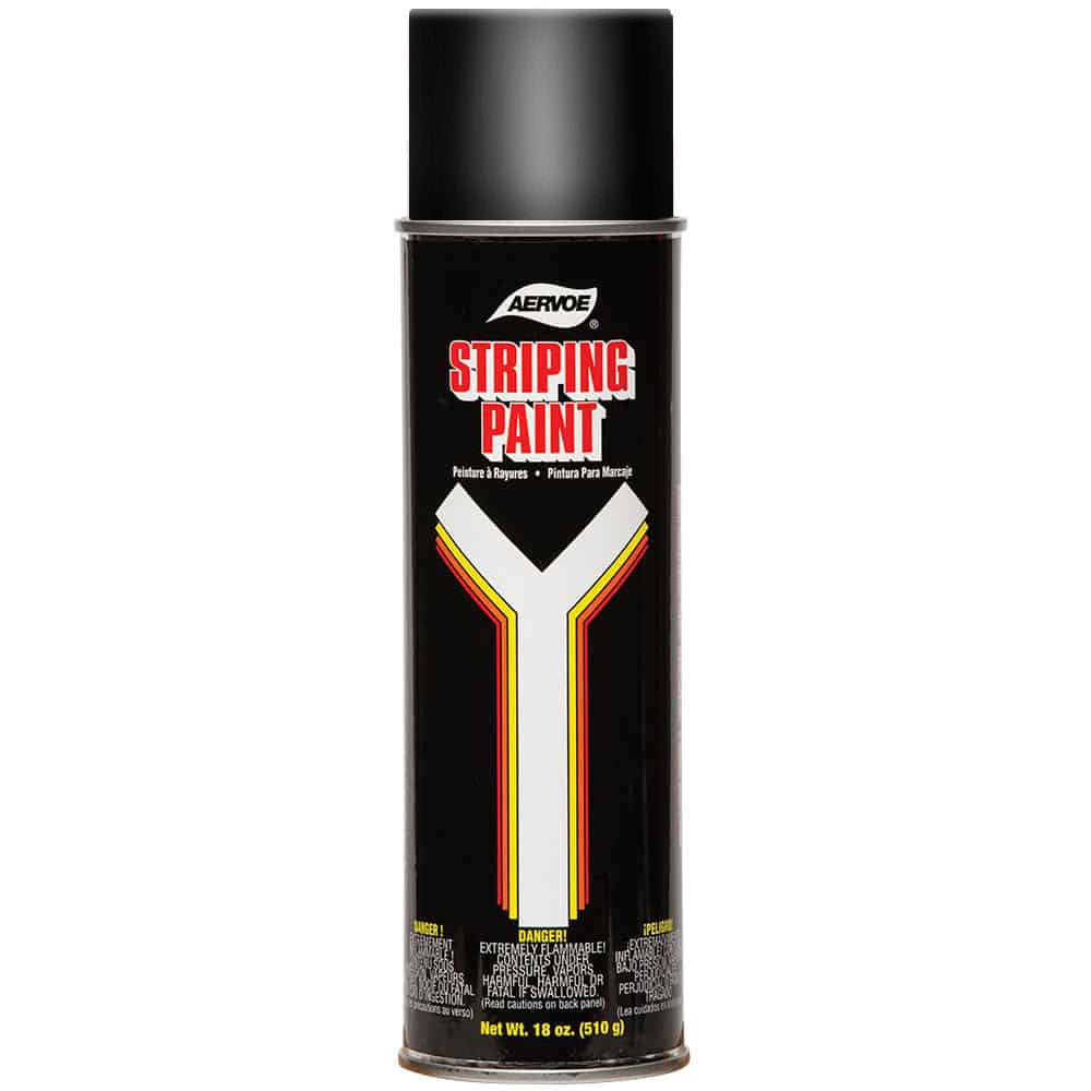 Aervoe 770 18 oz. Asphalt Black Striping Paint (Solvent-Based)