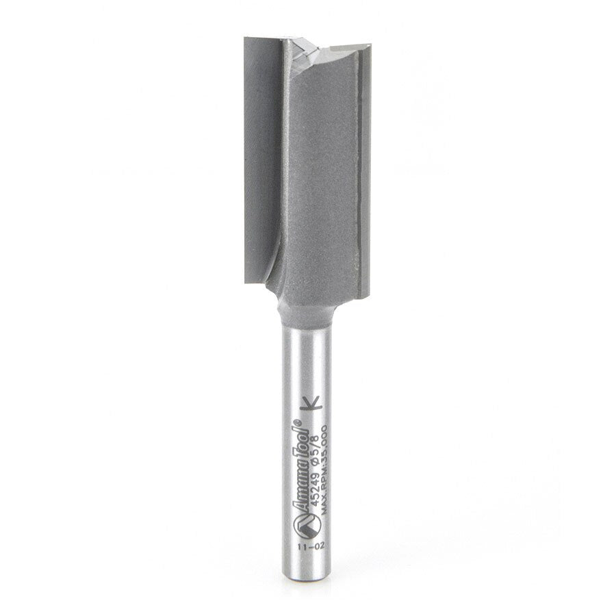 Amana 45249 5/8" X 1-1/4" Straight Plunge High Production Router Bit