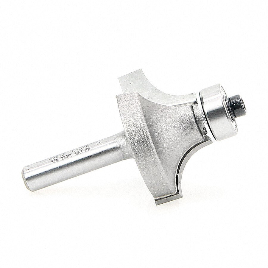 Amana 49512 Corner Rounding 3/8" Radius 1/4" Shank Router Bit - 2