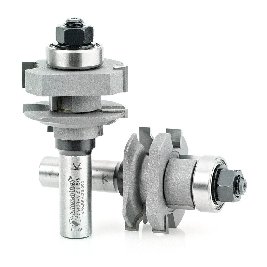 Amana 55430 2 Piece Stile And Rail 1/2" Shank Router Bit - 2