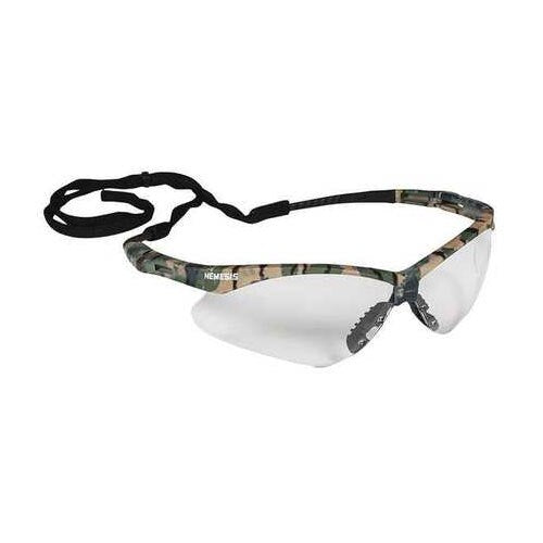 American Allsafe 3020706 (22608) Nemesis Camo/Clear Anti-Fog Safety Glasses