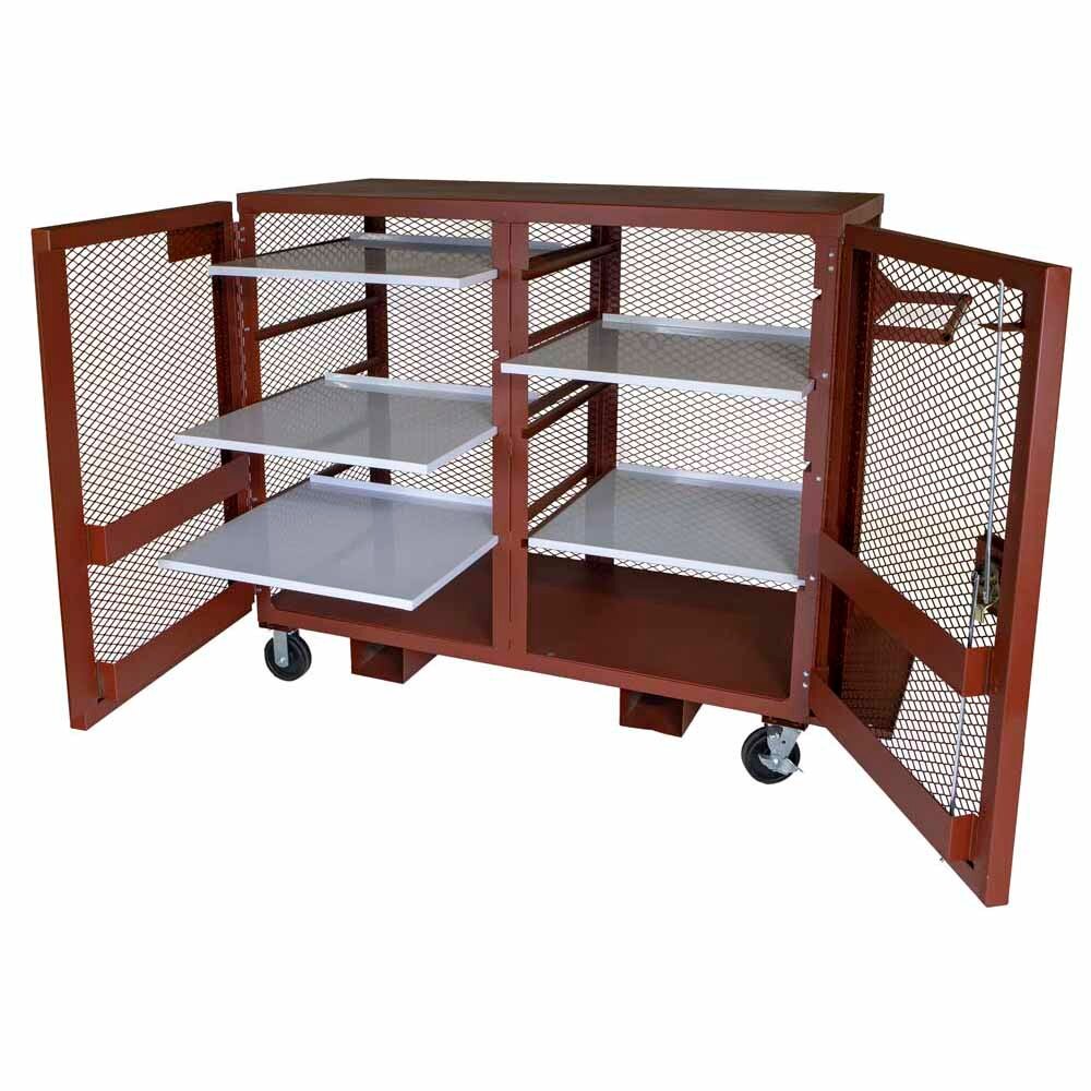 JOBOX 1-400990 65" Mesh Cabinet - 2