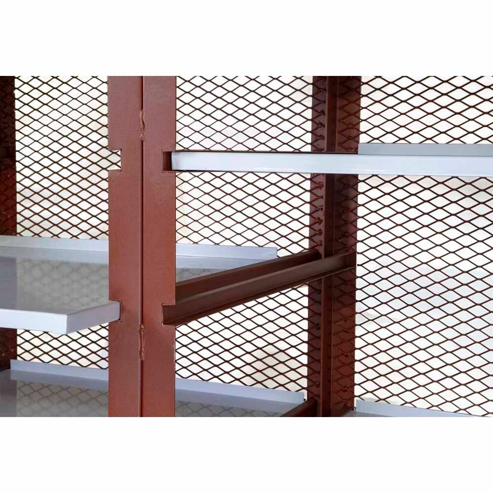 JOBOX 1-400990 65" Mesh Cabinet - 5