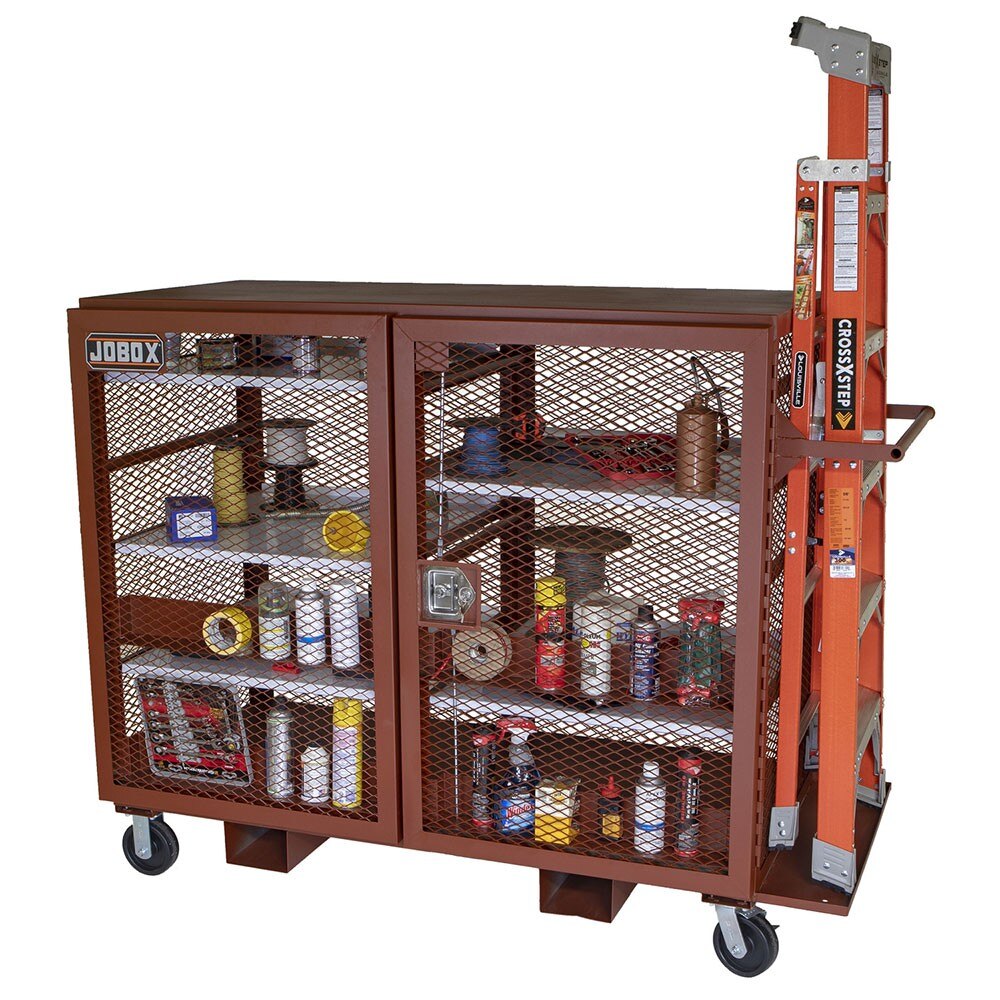 JOBOX 1-400990 65" Mesh Cabinet - 13