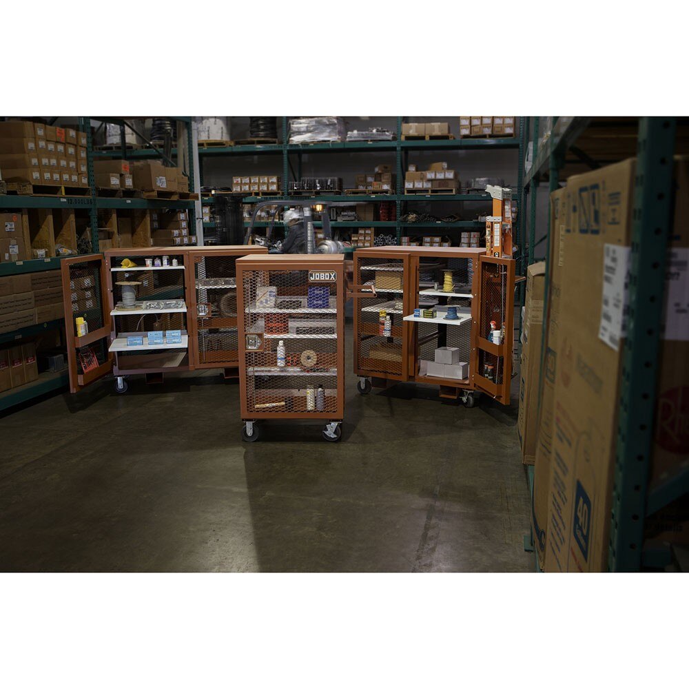 JOBOX 1-400990 65" Mesh Cabinet - 15
