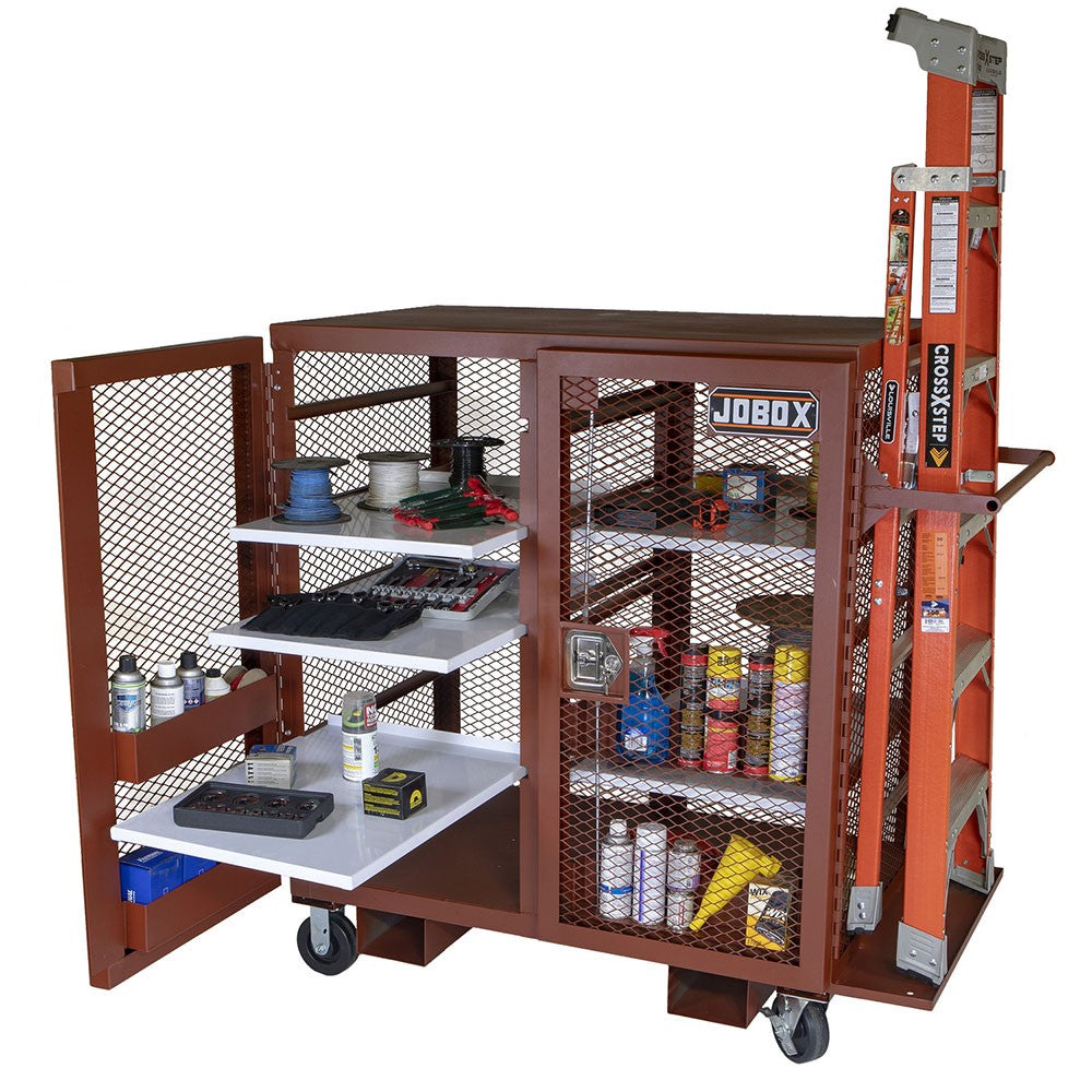 JOBOX 1-401990 49" Mesh Cabinet - 11