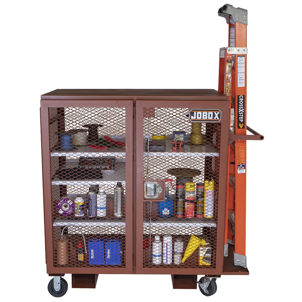 JOBOX 1-401990 49" Mesh Cabinet - 12