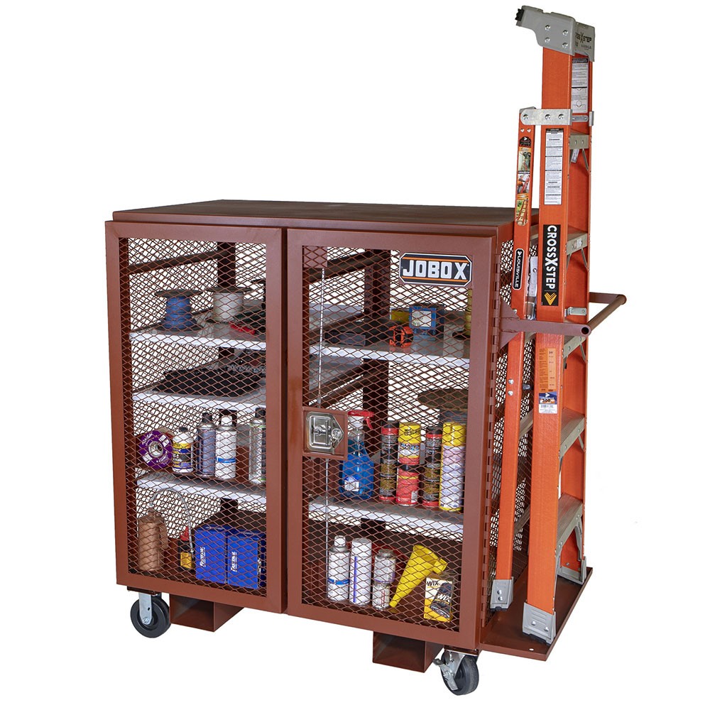 JOBOX 1-401990 49" Mesh Cabinet - 13