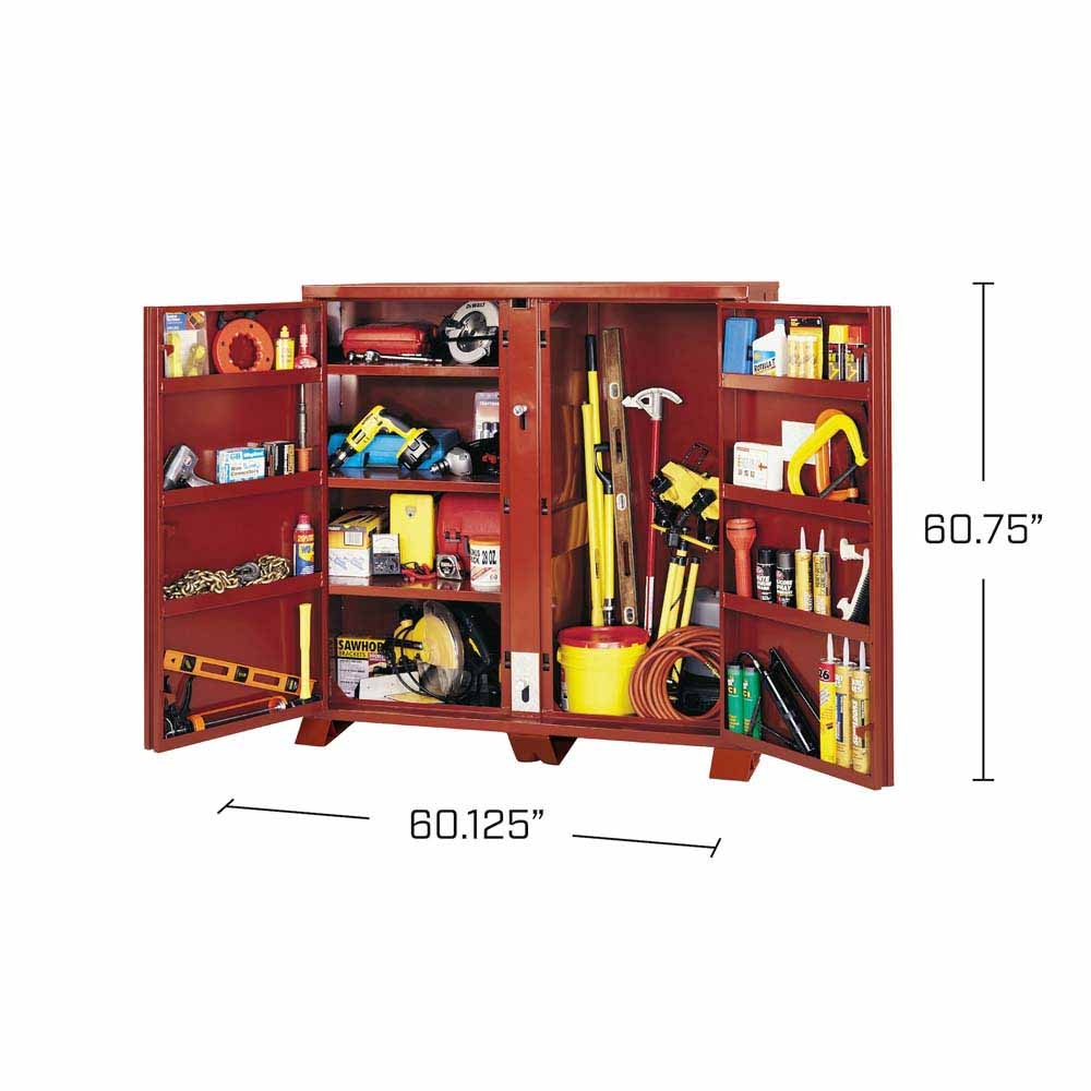 Crescent Jobox 1-697990 24" Deep Heavy-Duty Two Door Open Side Cabinet - 2