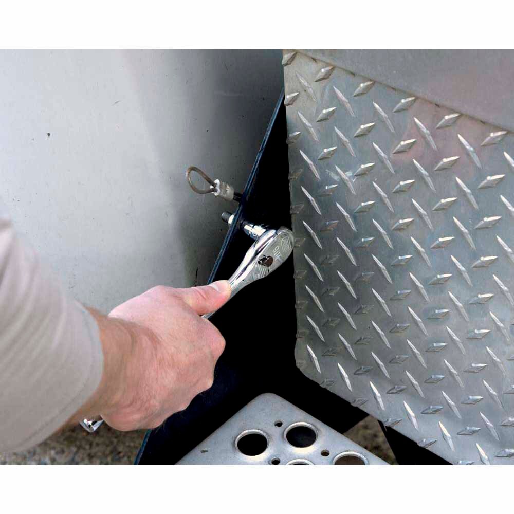 GearWrench 80550 57 Pc. 3/8" Drive 6 Point Standard & Deep SAE/Metric Mechanics Tool Set - 7