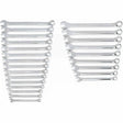 GearWrench 81900 24 Pc. 12 Point Long Pattern Combination SAE/Metric Wrench Set