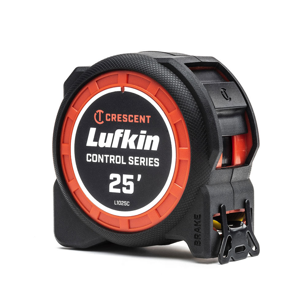 Crescent Lufkin L1025C 1-3/16" x 25' Command Control Series Yellow Clad Tape Measure