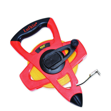 Apex Tool Group FM030CM 13mm X 30m Hi-Viz Orange Fiberglass Tape Measure, Metric