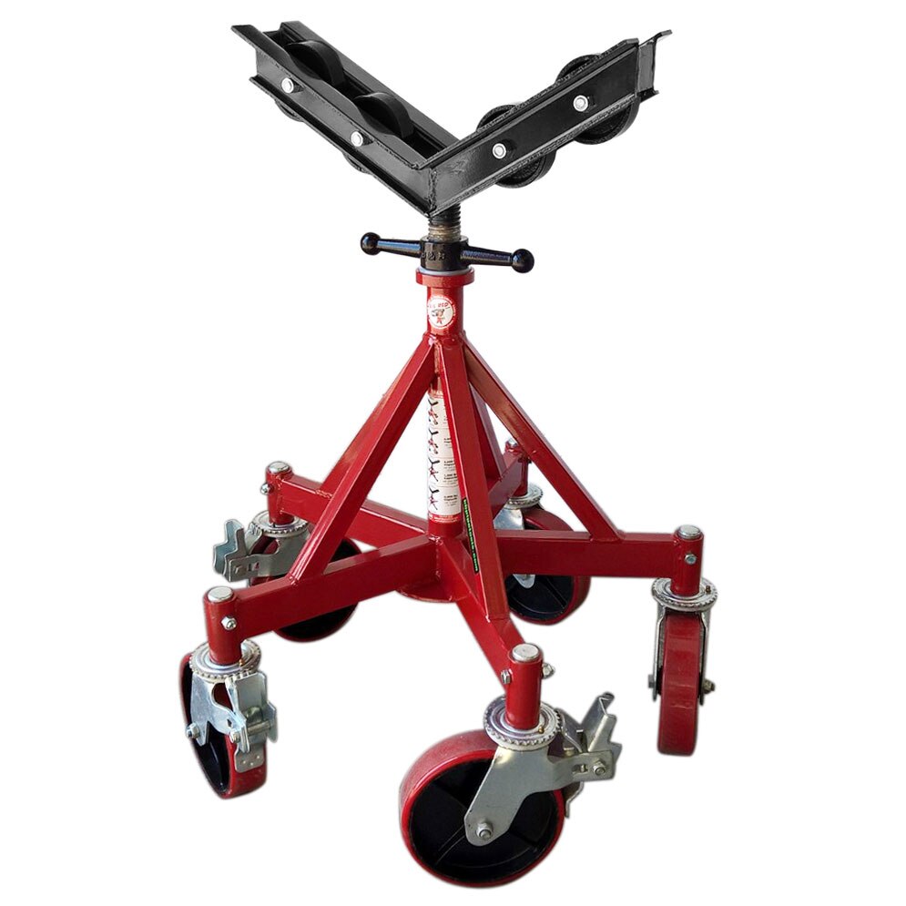 B&B Pipe Tools 3511 Giant 5 Package Ru (Jack, Casters, And Rubber Wheels)