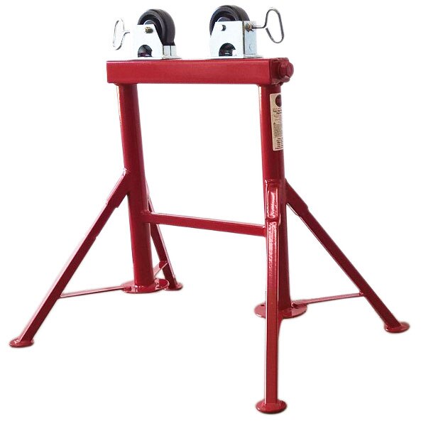 B&B Pipe Tools 4305 Adjustable Four Leg Pipe Roller w/ Rubber Wheels