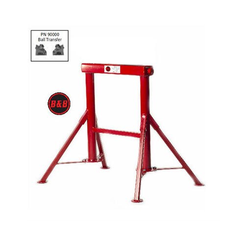 B&B Pipe Tools 4310 Adjustable Pipe Roller w/ Stainless Steel Ball Transfers