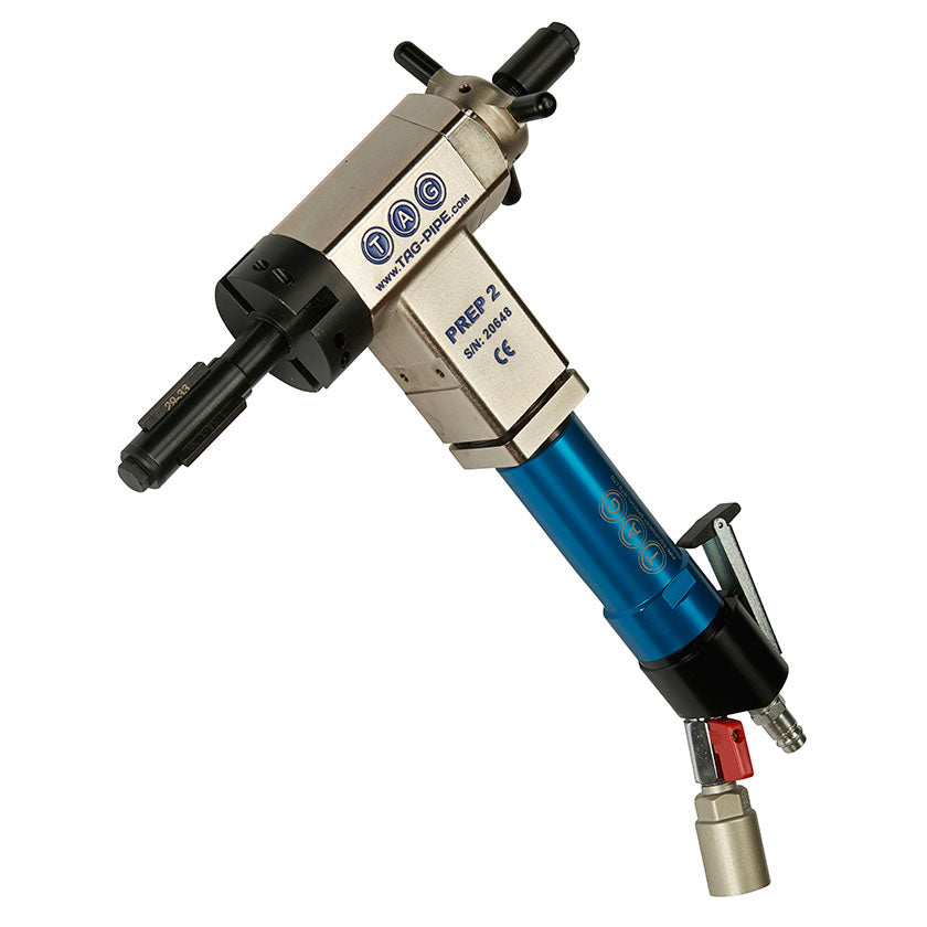 B&B Pipe Tools 8050-PNEU Tag Prep 2 Pneumatic - 1/2" - 1-1/2", 20-42Mm