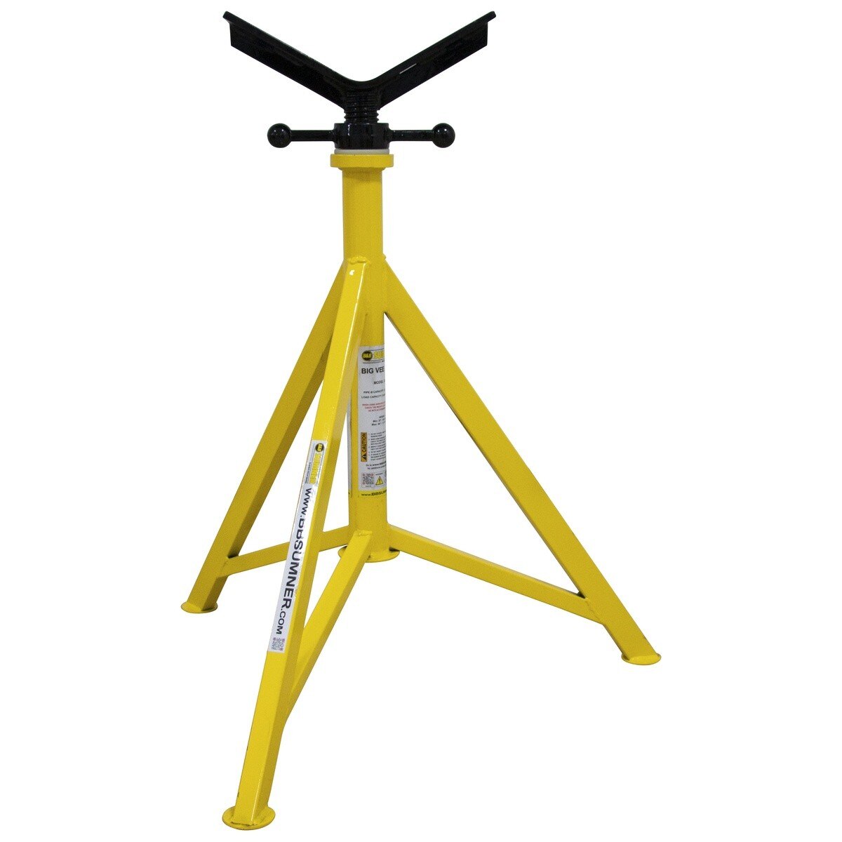 BB Sumner 3600 Three Leg Mega Jack with 16 Inch V-Head 5000 lb Capacity 32-44 Inch Working Height - 2