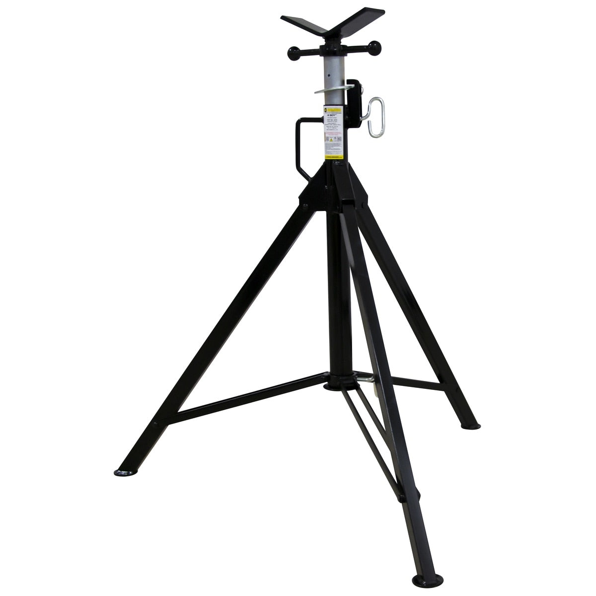 BB Sumner 3610 Hi Boy Jack with V-Head Adjustable 39-72 in 1000 lb Capacity