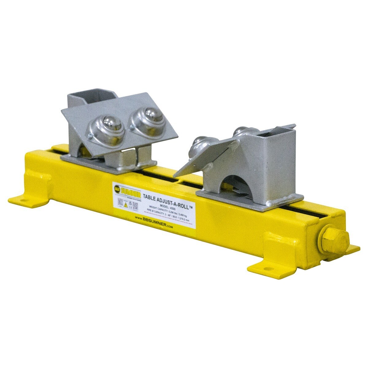 BB Sumner 4500BTH Table Adjust-A-Roll with Stainless Steel Ball Transfer Head