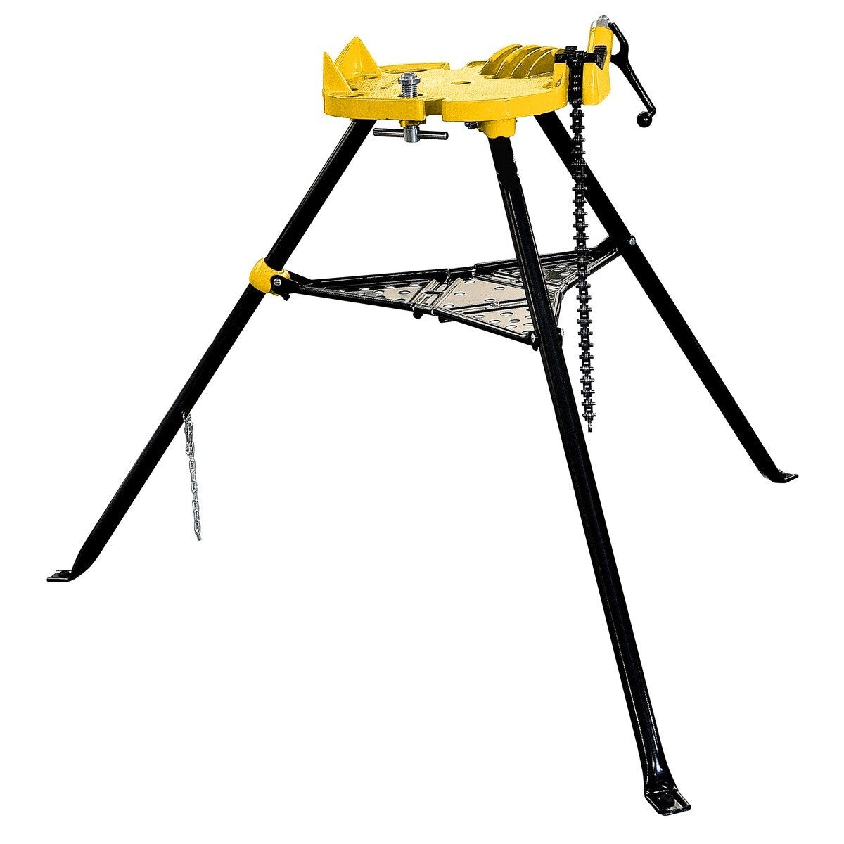 BB Sumner 6100 Tri-Stand Chain Vice Tripod Pipe Vise with Tool Tray 0.125 to 6 in Pipe Capacity 1000 lb Load