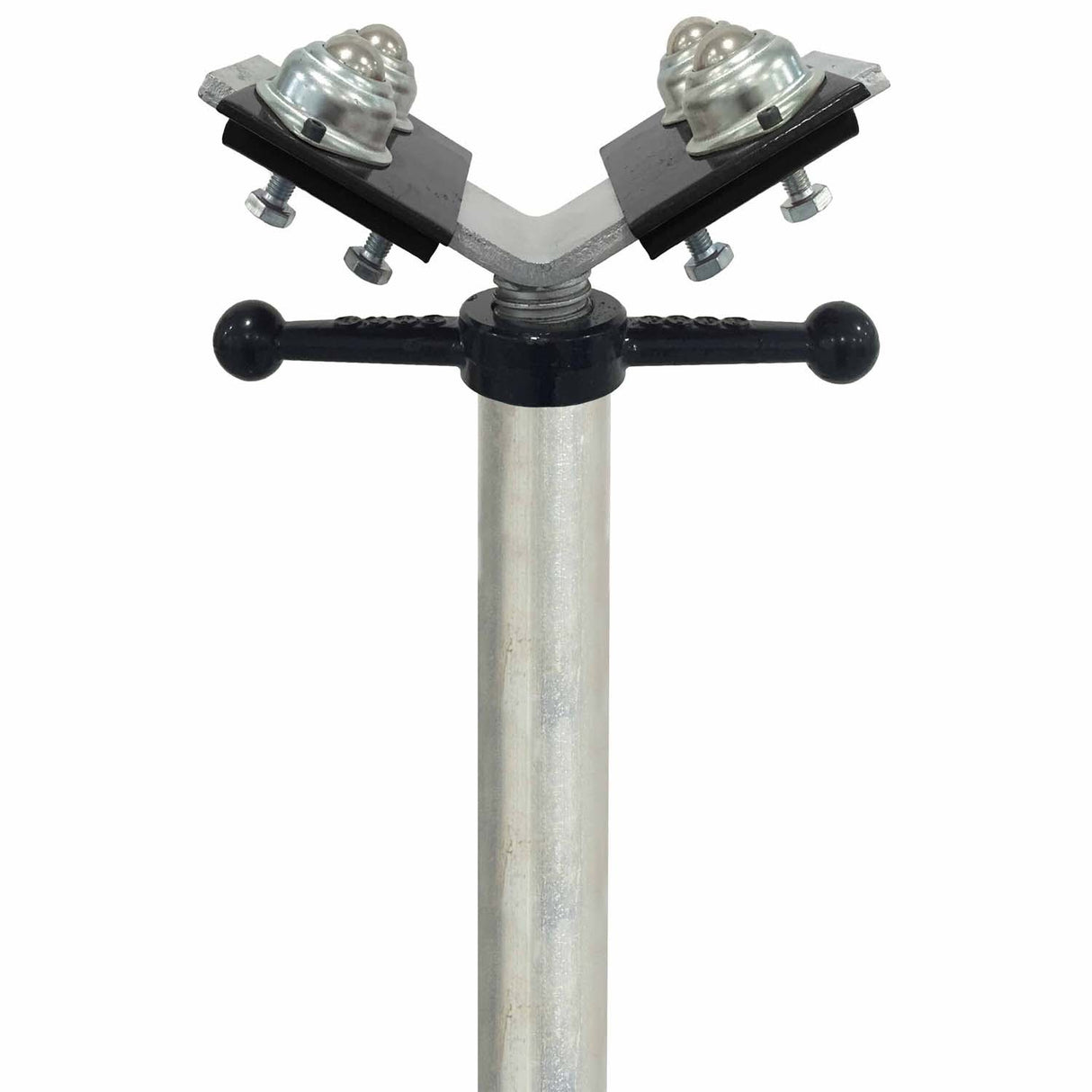 BB Sumner 4100BTH Hi Heavy Duty Pro-Jack with Stainless Steel Ball Transfer Head Fixed-Leg Pipe Jack 1000lb Capacity 28" to 49" Height